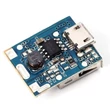 PCB Li-ion Lithium Ion töltőelektronika (microUSB) védelemmel ellátva - 5V 1A USB kimenettel
