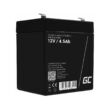 AGM 12V 4.5Ah Faston 187 (F1) szünetmentes UPS tápegység akku akkumulátor