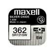 Varta Maxell SR721SW SR721 V362 362 1.55V alkáli elem