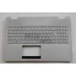 ASUS N551V N551VW series háttérvilágítással (backlit) ezüst burkolattal (topcase) magyar (HU) laptop/notebook billentyűzet