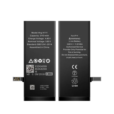 Apple iPhone 11 616-00640 616-00641 616-00643 616-00644 HRG-H111 3.83V 3110mAh gyári minőségű programozható utángyártott akkumulátor