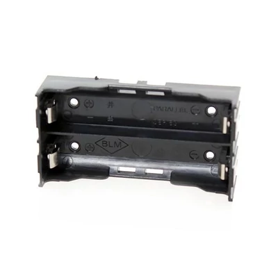 Li-ion 18650 akku/akkumulátor tartó/fészek 2 cellás soros/párhuzamos