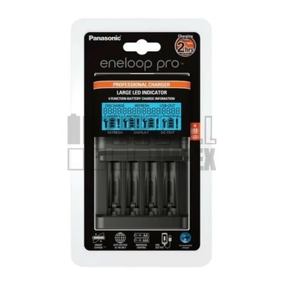 Panasonic Eneloop Pro BQ-CC65E FlagShip LCD AA/AAA NiMh gyorstöltő 