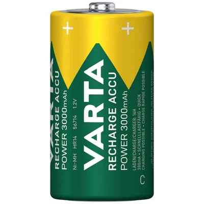 Varta D góliát 3000mAh 1.2V Ni-Mh tölthető akkumulátor