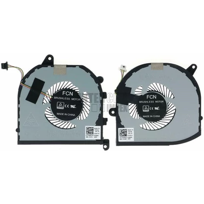 Dell XPS 15 9570 7590 Precision 5530 5540 series 008YY9 0TK9J1 V9H8N 4 pin processzor/CPU és videókártya/GPU hűtő/ventilátor/fan szett