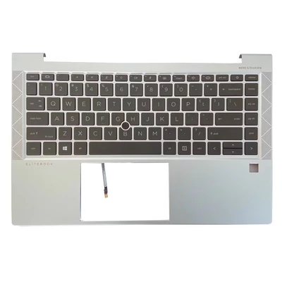 HP Elitebook 840 G8 series M36312-001 ezüst fekete amerikai angol (US) kiosztású billentyűzettel palmrest/topcase felső burkolat