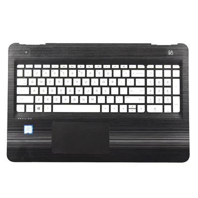 HP Pavilion 15-AL 15-BC series 858971-001 szürke amerikai angol (US) kiosztású billentyűzettel palmrest/topcase felső burkolat