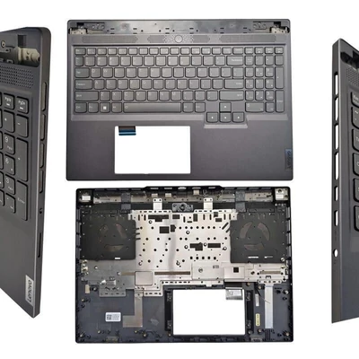Legion Slim 5 16APH8 (82Y9) 16IRH8 (82YA) Y7000P R7000P series 5CB1L60073 amerikai angol (US) kiosztású billentyűzet háttérvilágítással palmrest/topcase felső burkolat