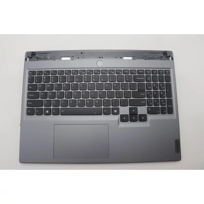 Lenovo Legion Pro 5 16IRX9 (Type 83DG) series 5CB1P55134 amerikai angol (US) kiosztású billentyűzet háttérvilágítással palmrest/topcase felső burkolat szürke