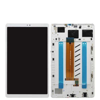 Samsung Galaxy Tab A7 Lite SM-T220 T227 series GH81-20639A fehér/ezüst LCD kijelző kerettel érintő kijelzővel