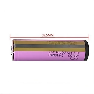 Samsung 18650 3.7V 2600mAh ICR18650-26J Li-ion védett akkumulátor cella