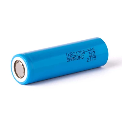 Samsung 21700 3.7V 5000mAh 10A INR21700-50E Li-ion ipari cella akku/akkumulátor