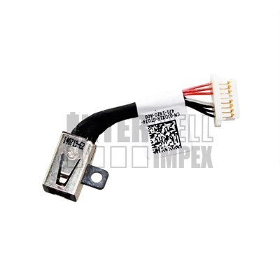 Dell Inspiron 13-5368 5368 5378 5379 15-5568 5578 5579 7368 7375 7378 7569 7570 7573 7579 7580 Latitude 3379 3390 series JDX1R 0JDX1R gyári új DC jack aljzat alaplapi kábellel