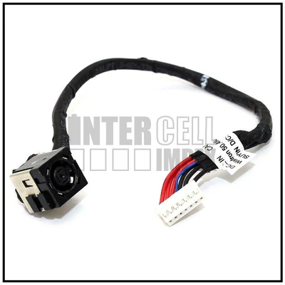 Dell Inspiron 1440 1550 2420 3420 N4050 M4010 M4040 gyári új DC jack aljzat alaplapi kábellel
