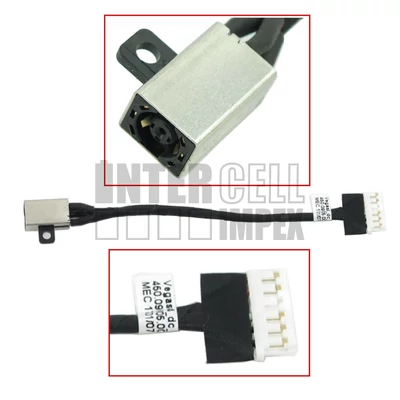 Dell Vostro 14 3468 15 3568 Inspiron 15 3567 3562 3565 3576 3578 series FWGMM 0FWGMM gyári új DC jack aljzat alaplapi kábellel