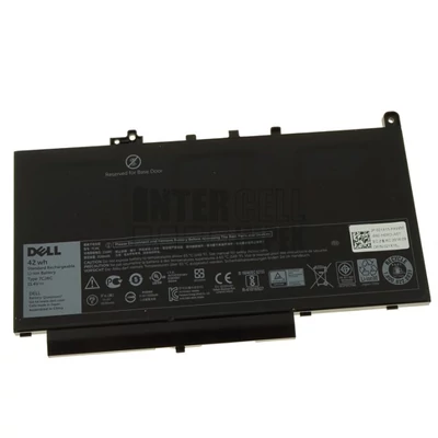 Dell Latitude E7270 E7470 series V6VMN 7CJRC 579TY F1KTM PDNM2 KNM09 42Wh 11.4V 3500mAh 3 cella notebook/laptop akku/akkumulátor gyári