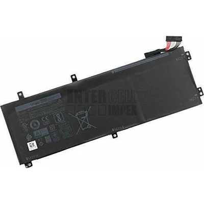 Dell XPS 15 9550 9560 9570 Precision 15 M5520 5540 5530 5520 Inspiron 7590 7591 Vostro 7590 series CP6DF 0CP6DF 5D91C 1P6KD 62MJV H5H20 11.4V 4912mAh 56Wh 3 cella fekete notebook/laptop akku/akkumulátor gyári
