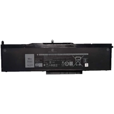 Dell Latitude 5280 5290 5480 5490 5491 5495 5580 5590 5591 Precision 3520 series VG93N WFWKK NY5PG 0NY5PG 11.4V 7666mAh 92Wh 6 cella notebook/laptop akku/akkumulátor gyári