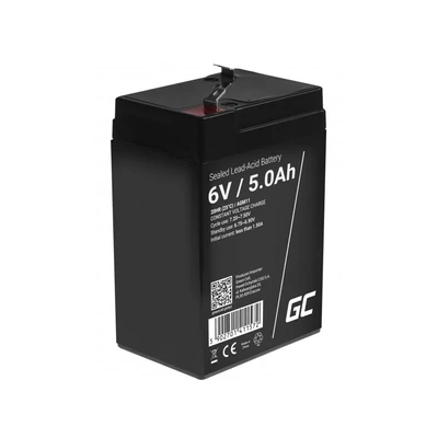 AGM 6V 5Ah szünetmentes UPS tápegység akku akkumulátor
