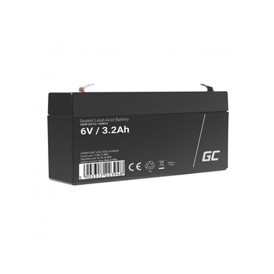 AGM 6V 3.2Ah riasztó pénztárgép tápegység akku akkumulátor