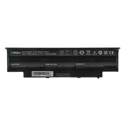 Dell Inspiron 13R 14R 15R 17R Q15R N4010 N5010 series J1KND 11.1V 4000mAh 6 cella fekete notebook/laptop akku/akkumulátor utángyártott
