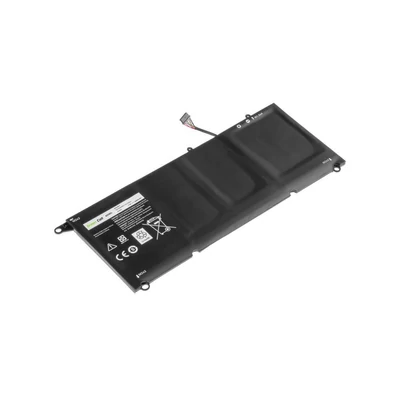 DELL JD25G XPS 13 2015 9343 9350 13-9343 13-9350 13D-9343 XPS13D-9343 XPS9343 series 0DRRP 0N7T6 5K9CP 90V7W CN-0N7T6 DIN02 JHXPY RWT1R 7.4V 5400mAh fekete notebook/laptop akku/akkumulátor utángyártott