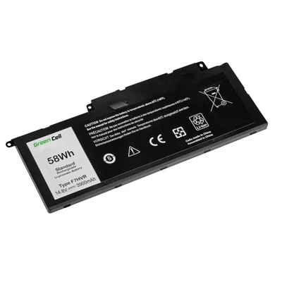 Dell Inspiron 15-7437 15-7537 17-7737 17-7746 series F7HVR 062VNH T2T3J G4YJM 14.8V 3800mAh 4 cella fekete notebook/laptop akku/akkumulátor utángyártott