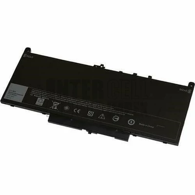 Dell Latitude E7270 E7470 series J60J5 242WD MC34Y 451-BBSY 5800mAh 7.6V 4 cella fekete notebook/laptop akku/akkumulátor utángyártott