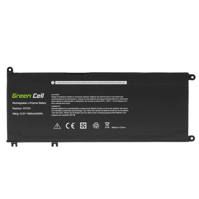 Dell 33YDH 99NF2 W7NKD 7FHHV Inspiron 17-7778 7779 7773 7786 15-7573 7577 7586 2-in-1 Latitude 13 G3-3579 3779 G5-5587 7588 3300 3380 3480 3580 3590 3490 Vostro 15-7570 7580 series 15.2V 3400mAh 51Wh notebook utángyártott akkumulátor