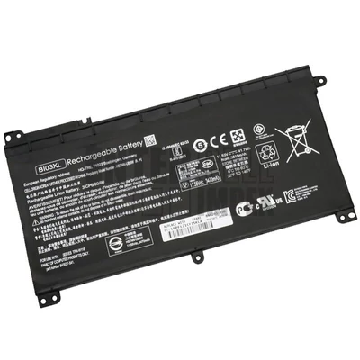 HP ON03XL BI03XL HSTNN-LB7P HSTNN-UB6W 844203-855 843537-541 series ProBook X360 13U 11 G1 11.55V 2700mAh 3 cella fekete notebook/laptop akku/akkumulátor utángyártott