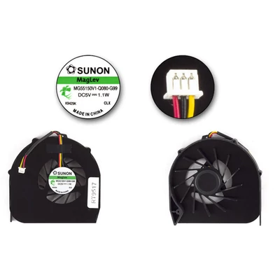 Acer Aspire 5340 5340G 5542 5542G 5740 5740D 5740G 5740DG 5741 5741G 5741ZG series MG55150V1-Q080-G99 processzor/CPU hűtő/ventilátor/fan