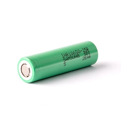Samsung 18650 3.7V 2500mAh INR18650-25R  Li-ion ipari cella akku/akkumulátor