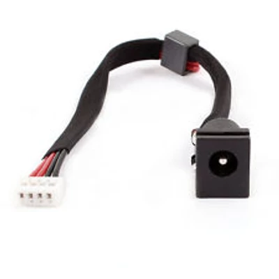 Toshiba L300 L300D L350 L350D L355 L355D gyári új DC jack aljzat alaplapi kábellel