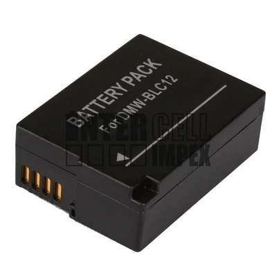 Panasonic Lumix DMC-G5 DMC-G6 DMC-G7 DMC-FZ1000 DMC-FZ2000 series DMW-BLC12 7.4V 1000mAh utángyártott Lithium-Ion kamera/fényképezőgép akku/akkumulátor