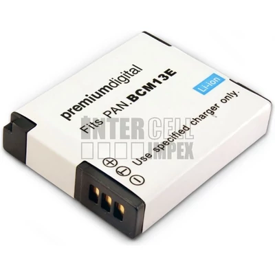 Panasonic Lumix DMC-FT5 FT7 TS5 TZ40 TZ41 TZ56 TZ58 TZ61 TZ71 series DMW-BCM13E 3.7V 1050mAh utángyártott Lithium-Ion kamera/fényképezőgép akku/akkumulátor
