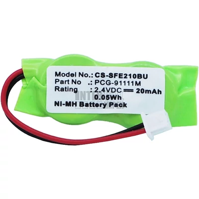 Sony VAIO CMOS RTC series PCG-91111M BIOS CMOS RTC 2.4V 20mAh Ni-Mh akkumulátor