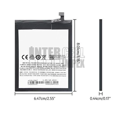 Meizu Note 3 M3 series BT61-A 3.8V 4000mAh Li-Ion akkumulátor
