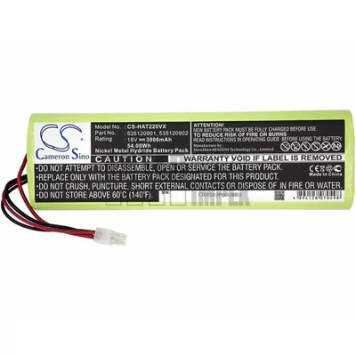 Gardena Robotic R160 series 18.0V 3000mAh 54.00Wh Ni-Mh robotfűnyíró akku/akkumulátor