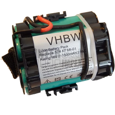 Gardena R80Li series 18.0V 1500mAh 27.00Wh Li-ion robotfűnyíró akku/akkumulátor