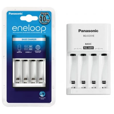 Panasonic Eneloop BQ-CC51E AA / AAA hálózati töltő