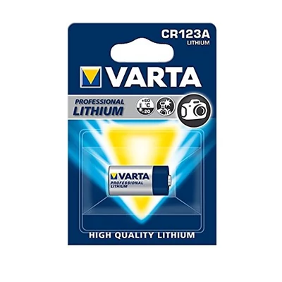 Varta CR123A Professional 3V 1480mAh lithium elem