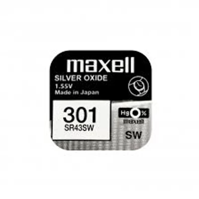 Varta Maxell SR43WS SR1142SW V301 1.55V alkáli elem