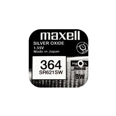 Varta Maxell SR621SW SR621 V364 364 1.55V alkáli elem