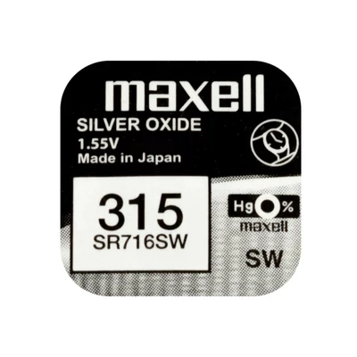 Varta Maxell SR716SW 315 V315 1.55V alkáli elem