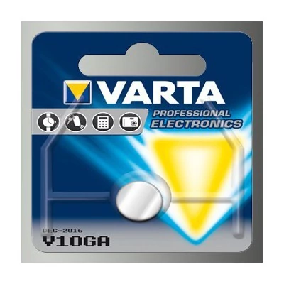 Varta LR54 V10GA 389A V389 D389 GP389 D189 GP189 RW89 GP89 SR54 S1131E L1131 LR1130 SR1130W KA54 Professional 1.5V alkáli elem