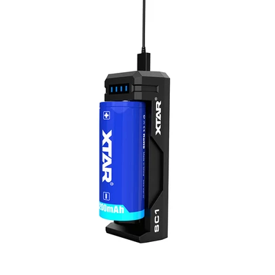 Xtar 18650 20700 21700 SC1 USB Lithium-Ion Li-Ion akkumulátor/cella 2A gyorstöltő töltő/adapter