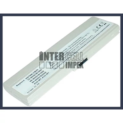 Asus M9 W7 Series A32-W7 6600mAh 9 cella notebook/laptop akku/akkumulátor fehér utángyártott