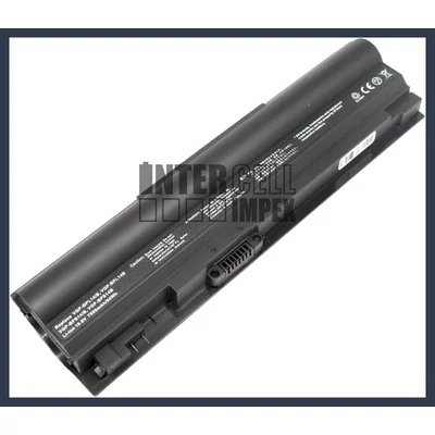 Sony Vaio VGN-TT11M TT190EIN TT21M/NTT35GNW series VGP-BPS14 6600mAh 9 cella notebook/laptop akku/akkumulátor fekete utángyártott