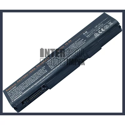 Toshiba Tecra S11-11P 4400 mAh 6 cella fekete notebook/laptop akku/akkumulátor utángyártott