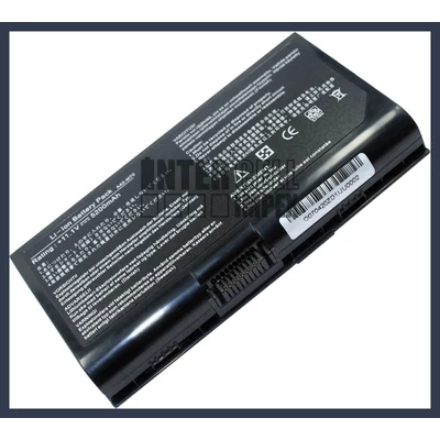 Asus F70 G71 G72 M70 N70 N90 X71 X72 Series A42-M70 4400mAh 6 cella notebook/laptop akku/akkumulátor fekete utángyártott